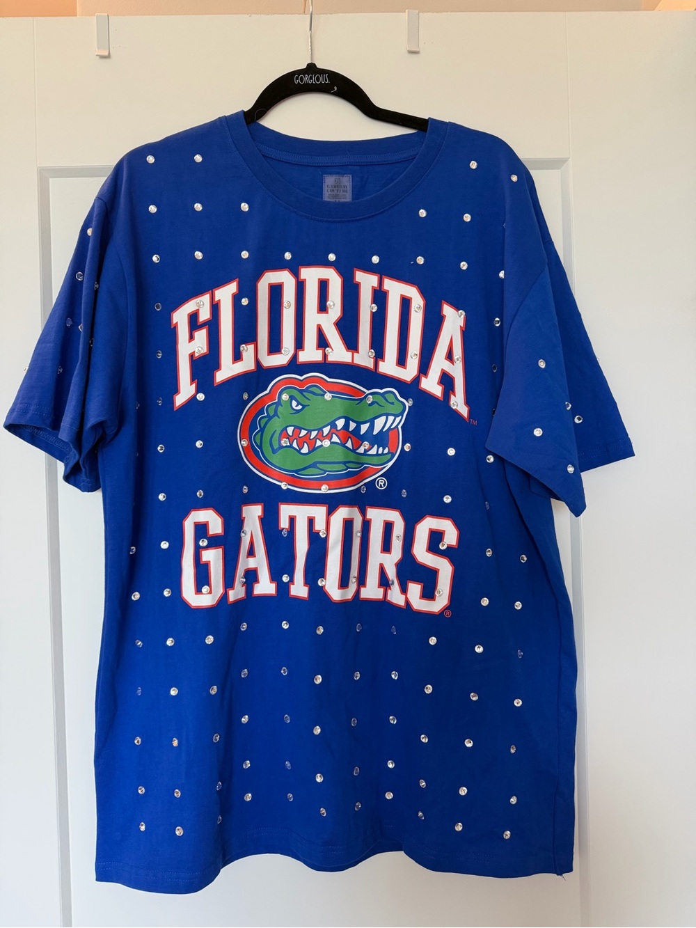 Florida Gators Blue Oversized Rhinestone Tee
